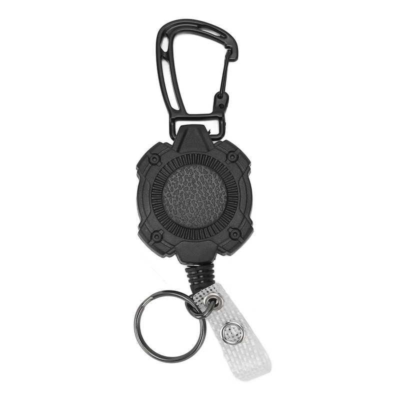 2 PCS Retractable Key Chain High Resiliency 31.5in Frosted Shell