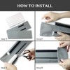 Efoxcity Waterproof Twin Door Draft Stopper Adjustable Size 30" to