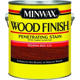 Minwax Wood Finish Semi-Transparent Sedona Red Oil-Based Wood Stain 1 gal.