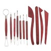 11pcs Pottery Sculpting Set Portable Polymer Clay Sculpture Carving Knife