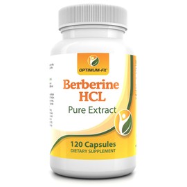 Berberine HCL 50,000 mg Pure Natural Extract - 500 mg at 100:1 – 120 High Strength Capsules
