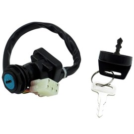 XDF Ignition Switch with Key Compatible for Suzuki King Quad 450 LT-A450X / LT-A450XZ 2007-2010,for LT-A400 Eiger 400 King Quad 400 500 750 LT-F400 Eiger 400,37110-38F00