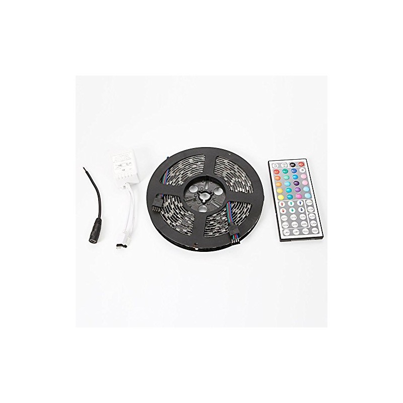 Yumise SMD 5050 LED Tape, RGB Waterproof, 16.4 ft (5
