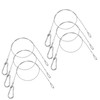 Pack of 6 Wire Rope Security Cable Lock Steel Cable