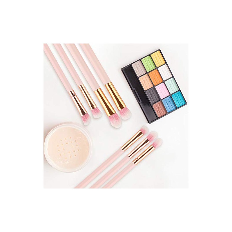 Juego de 15 brochas de maquillaje para sombra de ojos,