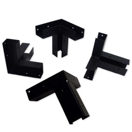 Copper Ridge Outdoors Platform Brackets - (Set of 4) - Elevated Platform Mounts, Powder Coated 11 Gauge Heavy Duty Steel, 4x4 Channels, Elevated Platform for Hunting Blind, Deer Stand Bracket 4x4