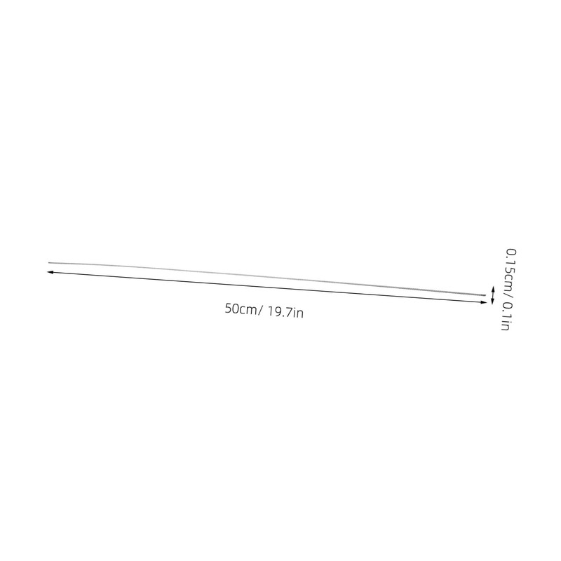 WOONEKY 4 Pack Galvanized Steel Wire Luggage Hanging Hardware Wire