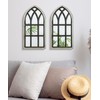Putuo Decor Set of 2 Gothic Arch Window Frame Wall