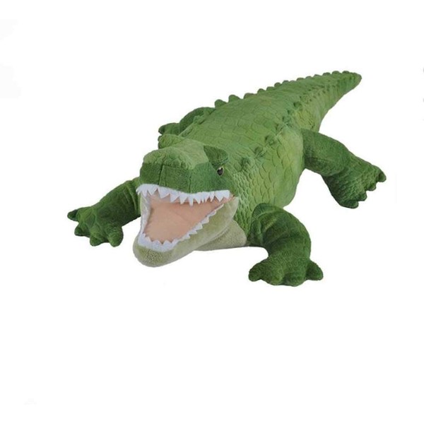 Wild Republic Green Alligator Plush, Stuffed Animal, Plush Toy, Gifts For Kids, Cuddlekins, 23"
