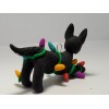 Celtic Forest Clay German Shepherd black Christmas Ornament TANGLED IN