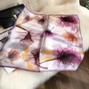 PoeticEHome 100% Mulberry Silk Neck Scarf 21"x21" Small Square Scarfs