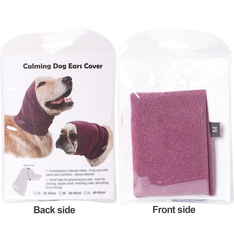 1 PCS Dog Ear Cover for Anxiety Relief, Dog Calming