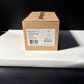 Kwikset 966LSLSQt 514 B1 Interior Pack Lisbon Iron Black Kwikset Door Knob