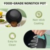 Aoresac Electric Pot 1.7L Non-stick Ramen Cooker Automatic Insulation/Timing for
