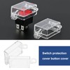 Be In Your Mind 2-Piece Boat Switch Protective Cover, Transparent