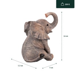 VERDOBA Decorative Elephant for the Home or Garden - Decorative Elephant Figure - Table Decoration Living Room Decoration Bedroom - Decorative Elephant Figures