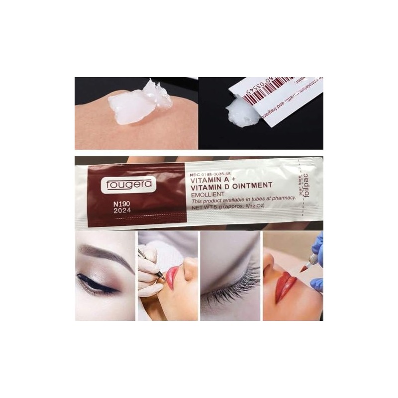 20 Crema Tatuaje Vitamina A y D Gel Reparador Cicatrices