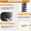 1Pc 3" Round Pipe Tube Stainless Steel Wire Brush 75mm