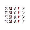 Lacrosse Set #2 Nail Art Decals