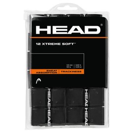 HEAD Xtreme Soft Grip Tapes Black Pack of 12