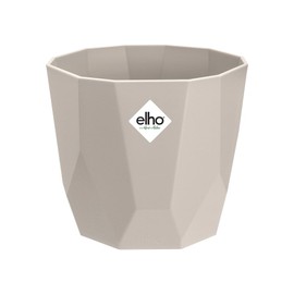 elho B.for Rock 14 - Flower Pot for Indoor - 100% Recycled Plastic - Ø 14.8 x H 13.0 cm - Grey/Warm Grey