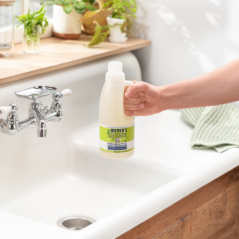 MRS. MEYER'S CLEAN DAY Probiotic Drain Maintenance Liquid, Lemon Verbena,