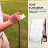 SEWACC Portable Golf Scorebook Leather Cover Stylish Scorecard Holder for