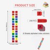 A-Z tabs Sticky Alphabet Tabs Colorful Self-Adhesive Letter Tabs Small