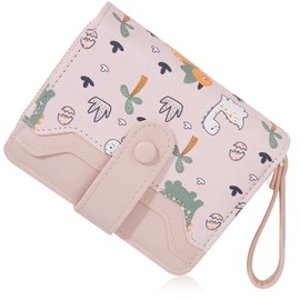 shiwuershi Women's Small Purse with Card Slots, Women's Purse with Zip, Small Women's Purse with Large Capacity, pink, Modern