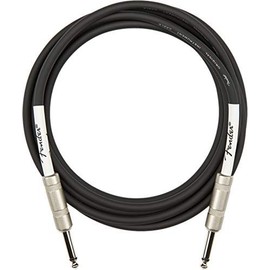 Fender Original Series Instrument Cables (Straight-Straight Angle) for Electric Guitar, Bass Guitar, Electric Mandolin, Pro Audio, 10-Foot, Black - 1 Pack