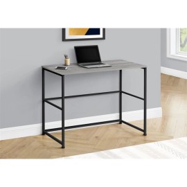 Monarch Computer Desk Home Office Laptop Storage Drawers 40"L Work Metal Grey