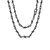 FindChic Men's Necklace Chain, Barbed Wire, Surgical Stainless Steel, Width