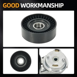 Kozlira Engine Serpentine Belt Tensioner Idler Pulley Drive Kit Compatible with Jeep Wrangler 3.8L V6, 2007-2011#Replace 38018 39269 6PK2285 with One Year Quality Assurance