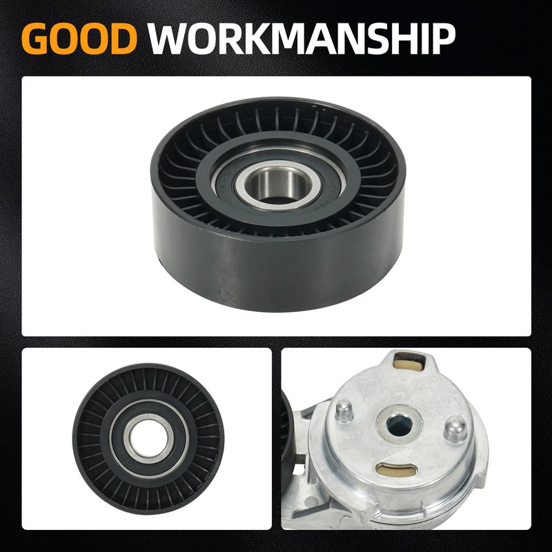 Kozlira Engine Serpentine Belt Tensioner Idler Pulley Drive Kit Compatible