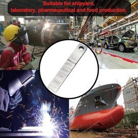 Tebbomp Pipefitter Tools,2130 Small Pipe Spacer Wedge Stepped Guage (3/4 X 4inch),Pipe Fitting Tool for Pipe Spacing Welding