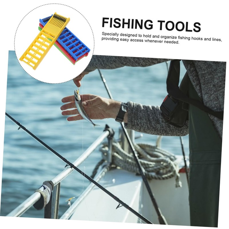 BIUDECO 4pcs Fishing Hook Holder Organizer Compact Tackle Organizer Case
