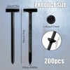 Pack of 200 Reusable Cable Ties, Quick Black Small, Nylon