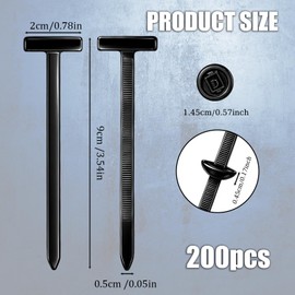 Pack of 200 Reusable Cable Ties, Quick Black Small, Nylon with Self-Locking Technology, 20 x 95 mm for Car Repair and Home Organisation