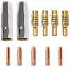 11 PCS Nozzles Contact Tips Holder, Welding Torch Accessories Kit