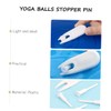 Outanaya 1Set Yoga Balls Replacement with Air Stopper Pins Durable