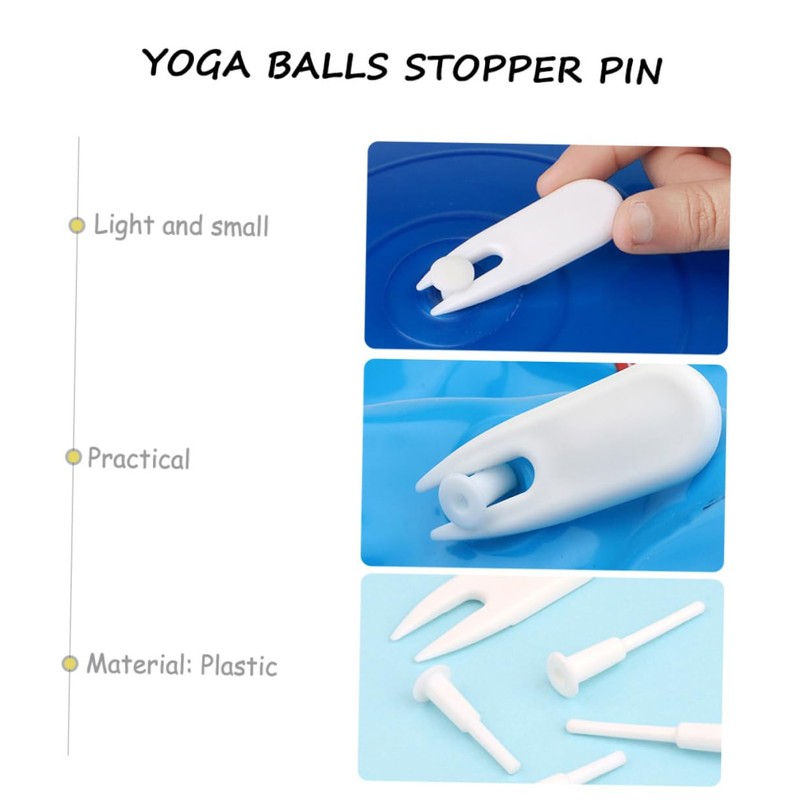 Outanaya 1Set Yoga Balls Replacement with Air Stopper Pins Durable