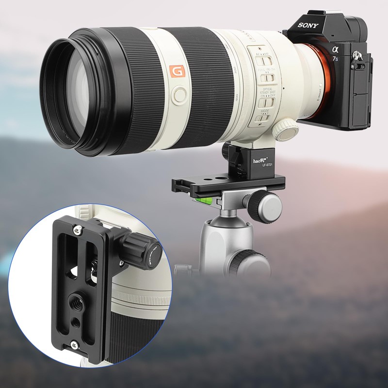 Haoge LF-S721 Lens Collar Replacement Foot Tripod Mount Ring for