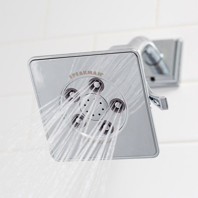 Speakman S-3018-E2 Rainier Anystream Adjustable 2.0 GPM Shower Head, Polished