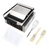 GXFCHYL 1800W Commercial Panini Press Grill Maker Toaster Stainless Steel