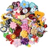 60 Piezas Parches Bordados para Planchar, Apliques Bordados, Parches para