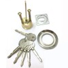 tooloflife Rim Cylinder Lock Kit Brass Door Night Latch Lock