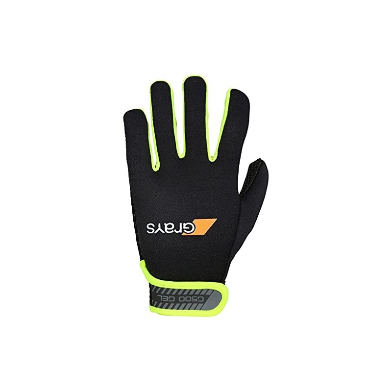GRAYS G500 GEL GLOVES - BLACK/NEON YELLOW (X SMALL)