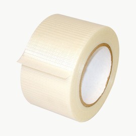 JVCC Bi-Directional Filament Tape [155# tensile] (762-BD): 8 in. (192mm actual) x 60 yds. (Natural)