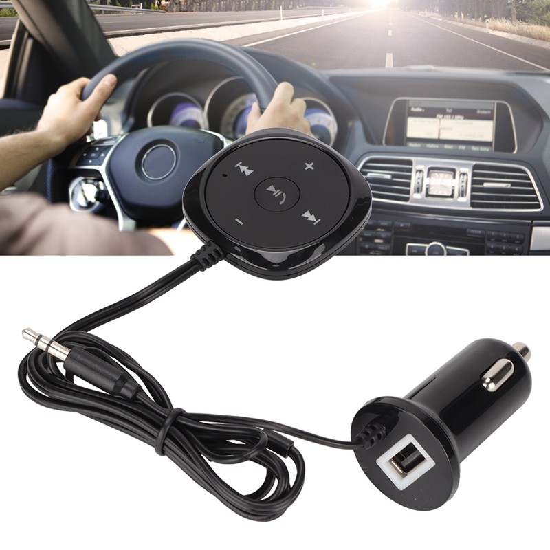Car Bluetooth 5.0 Audio Receiver Handsfree Calling 5V 2.1A USB