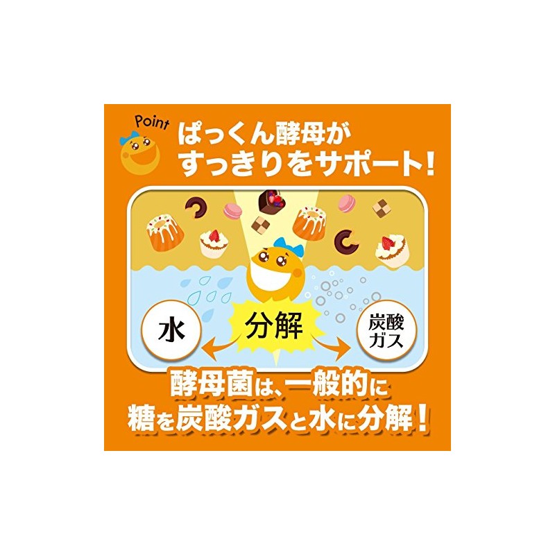 ぱっくん分解酵母 56粒×3個セット